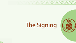 The Signing