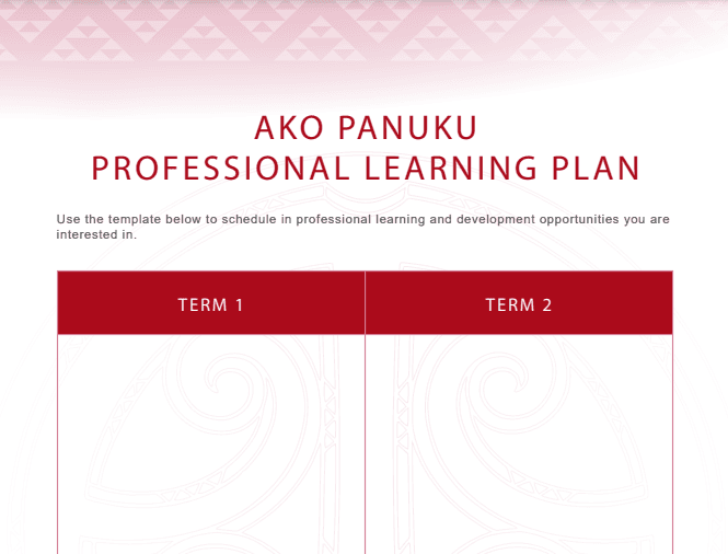 Professional Learning Plan