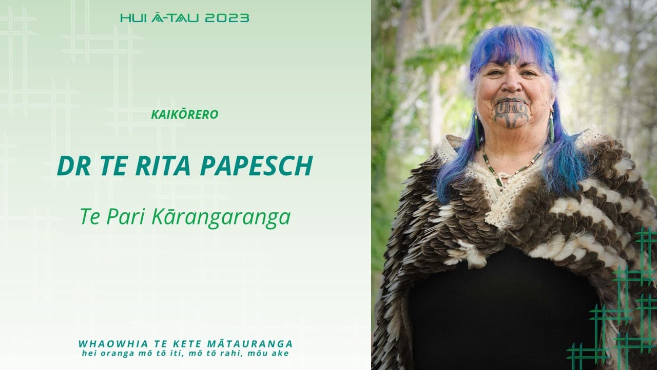 Dr Te Rita Papesch | Te Pari Kārangaranga