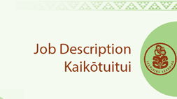 Job Description - Kaikōtuitui