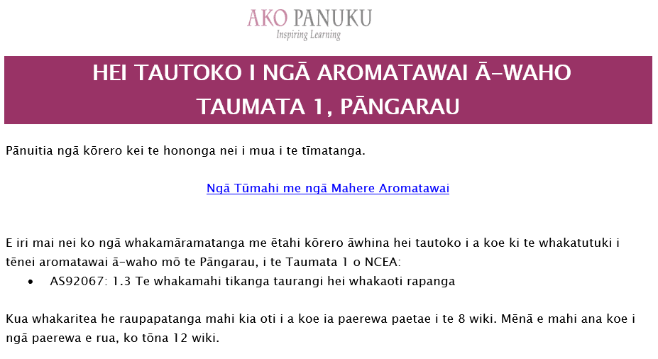 Pāngarau NCEA Level 1 (1.3) - Exam Countdown 