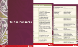 Te Reo Pāngarau