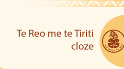 Te Reo me te Tiriti - cloze