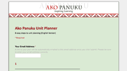 Unit planning template English - Online